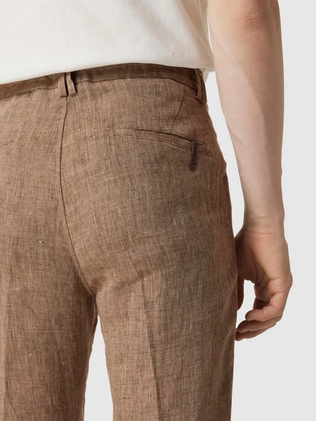 Cinque Leinenhose Mit Bundfalten - Beige 3 Cinque Leinenhose Mit Bundfalten - Beige – Bild 3