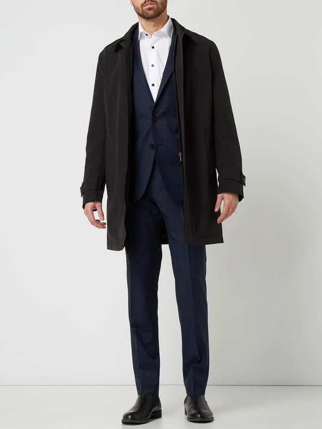 BOSS Slim Fit Anzughose Aus Schurwolle Modell 'Genius' - Marineblau 1 BOSS Slim Fit Anzughose Aus Schurwolle Modell 'Genius' - Marineblau