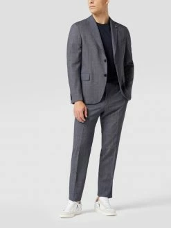 Tommy Hilfiger Slim Fit Anzughose Mit Woll- Und Viskose-Anteil - Marineblau