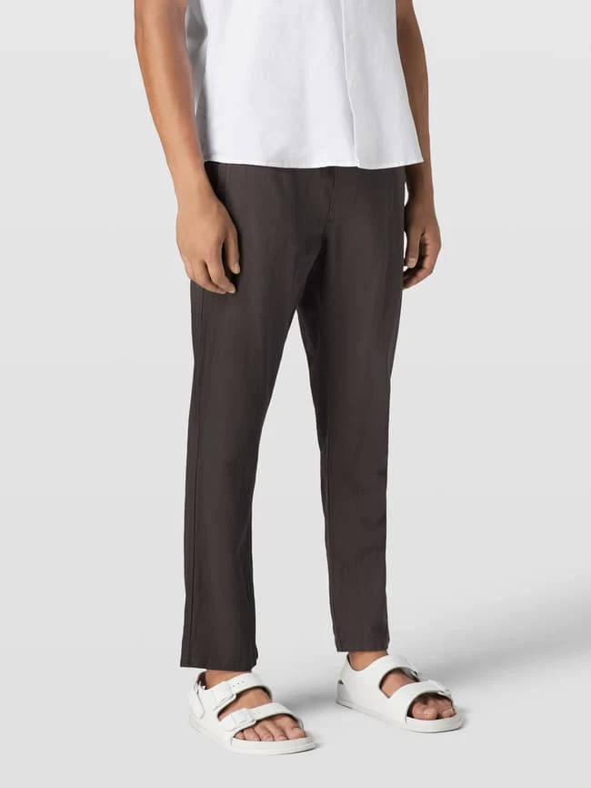 REVIEW Leinenhose Mit Tunnelzug - Mittelgrau 4 REVIEW Leinenhose Mit Tunnelzug - Mittelgrau – Bild 4