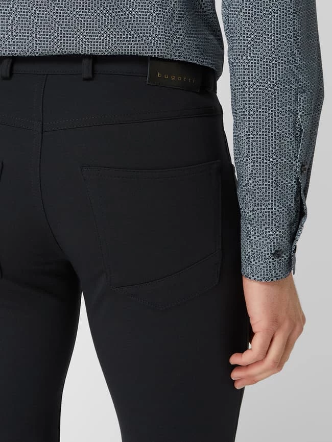 Bugatti Hose Aus Jersey - Marineblau 3 Bugatti Hose Aus Jersey - Marineblau – Bild 3