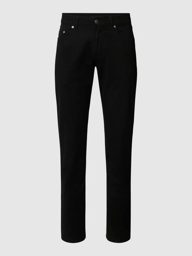 Christian Berg Men Hose Mit Stretch-Anteil In Gerader Passform - Schwarz 2 Christian Berg Men Hose Mit Stretch-Anteil In Gerader Passform - Schwarz – Bild 2