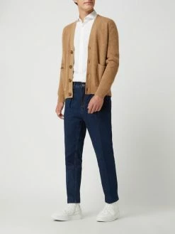 CG - Club Of Gents Bundfaltenhose Aus Baumwolle Modell 'Noble' - Marineblau