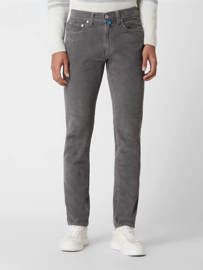 Pierre Cardin Tapered Fit Cordhose Mit Hohem Stretch-Anteil Modell 'Lyon' - 'Futureflex' - Mittelgrau 4 Pierre Cardin Tapered Fit Cordhose Mit Hohem Stretch-Anteil Modell 'Lyon' - 'Futureflex' - Mittelgrau – Bild 4