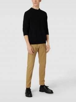 BOSS Casualwear Hose Mit Label-Detail Modell 'Schino-Taber' - Beige