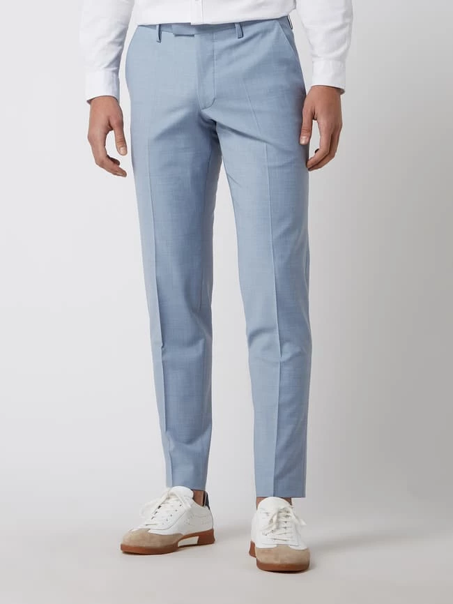 Cinque Super Slim Fit Anzughose Mit Stretch-Anteil Modell 'Cimonopoli' - Hellblau 4 Cinque Super Slim Fit Anzughose Mit Stretch-Anteil Modell 'Cimonopoli' - Hellblau – Bild 4