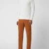 Hiltl Chino Mit Stretch-Anteil Modell 'Trento' - Cognac