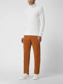Hiltl Chino Mit Stretch-Anteil Modell 'Trento' - Cognac