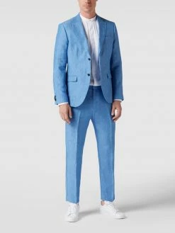 Tiger Of Sweden Regular Fit Anzughose Aus Leinen - Hellblau