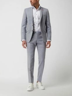 DIGEL Slim Fit Anzughose Aus Schurwolle Modell 'Franco' - Hellblau