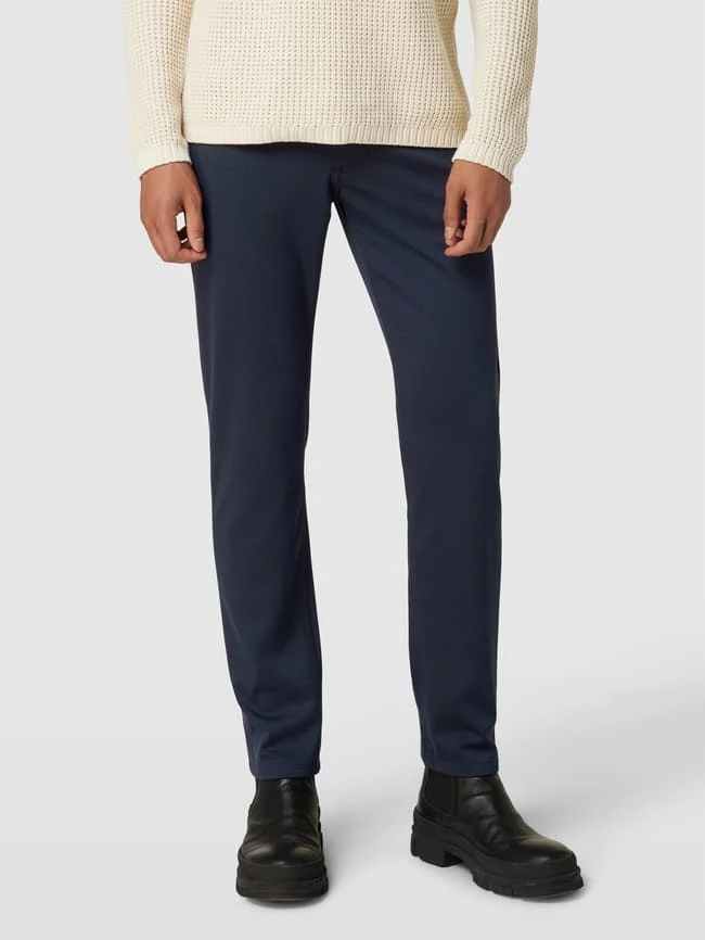 Christian Berg Men Bootcut Hose Mit Stretch-Anteil - Marineblau 4 Christian Berg Men Bootcut Hose Mit Stretch-Anteil - Marineblau – Bild 4