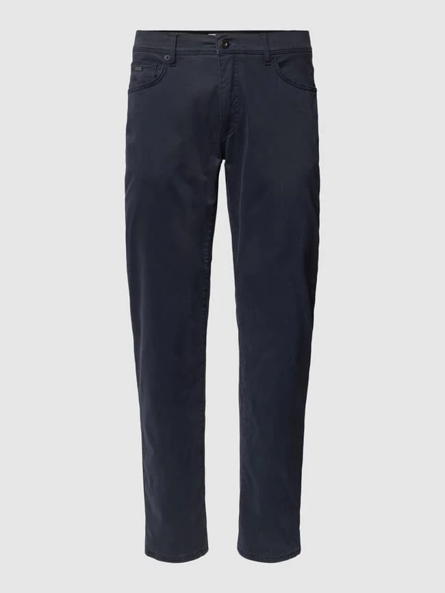 Brax Hose Mit Label-Patch Modell 'Cadiz' - Marineblau 2 Brax Hose Mit Label-Patch Modell 'Cadiz' - Marineblau – Bild 2