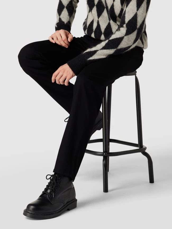 Brax Hose Mit Label-Patch Modell 'Cadiz' - Schwarz 3 Brax Hose Mit Label-Patch Modell 'Cadiz' - Schwarz – Bild 3