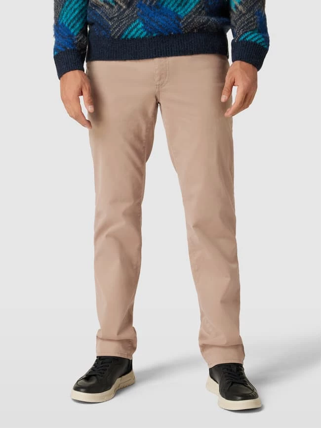 Brax Hose Mit Label-Patch Modell 'Cadiz' - Beige 4 Brax Hose Mit Label-Patch Modell 'Cadiz' - Beige – Bild 4