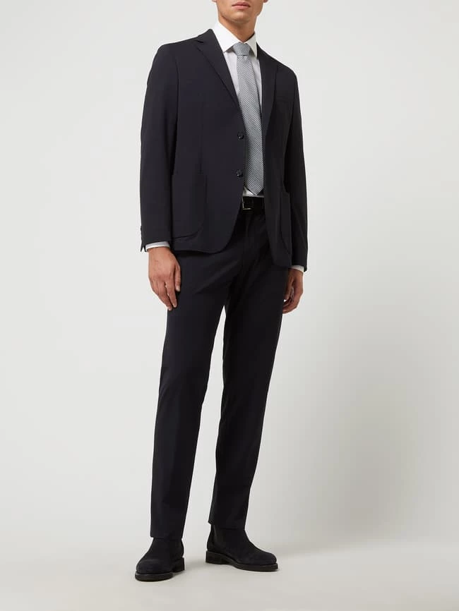 Daniel Hechter Modern Fit Anzughose Mit Stretch-Anteil - Dunkelblau 1 Daniel Hechter Modern Fit Anzughose Mit Stretch-Anteil - Dunkelblau