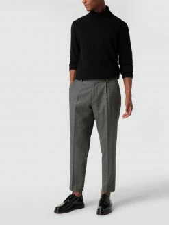 BOSS Anzughose Mit Karomuster - Mittelgrau Meliert