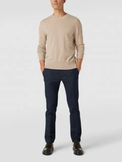 Tommy Hilfiger Hose Mit Seitlichen Eingrifftaschen Modell 'Denton' - Marineblau