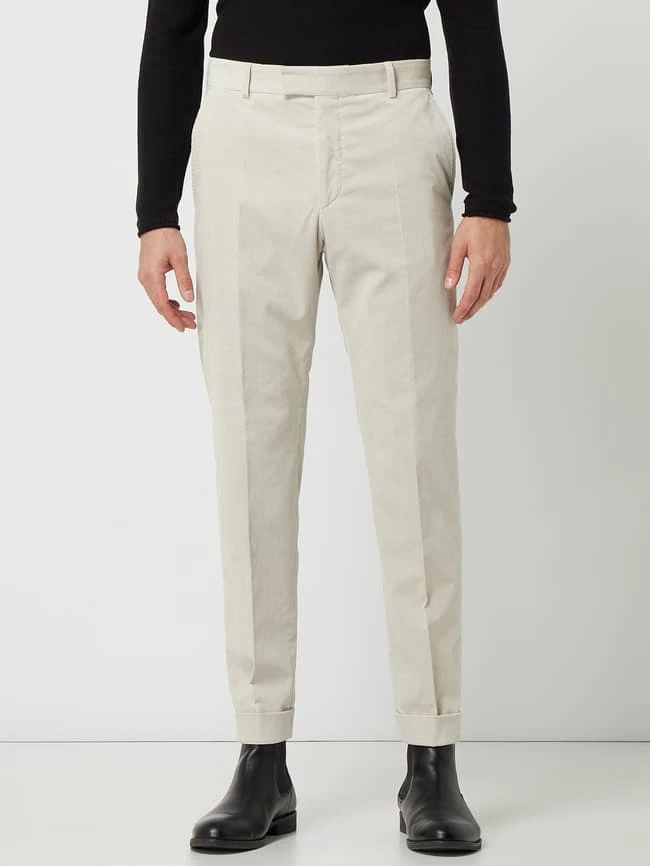 Strellson Relaxed Fit Anzughose Aus Cord Modell 'Luc' - Weiß 4 Strellson Relaxed Fit Anzughose Aus Cord Modell 'Luc' - Weiß – Bild 4