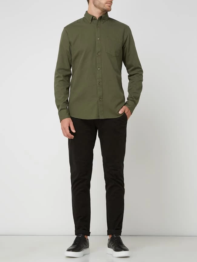 Tommy Jeans Slim Fit Chino Mit Stretch-Anteil Modell 'Scanton' - Schwarz 1 Tommy Jeans Slim Fit Chino Mit Stretch-Anteil Modell 'Scanton' - Schwarz