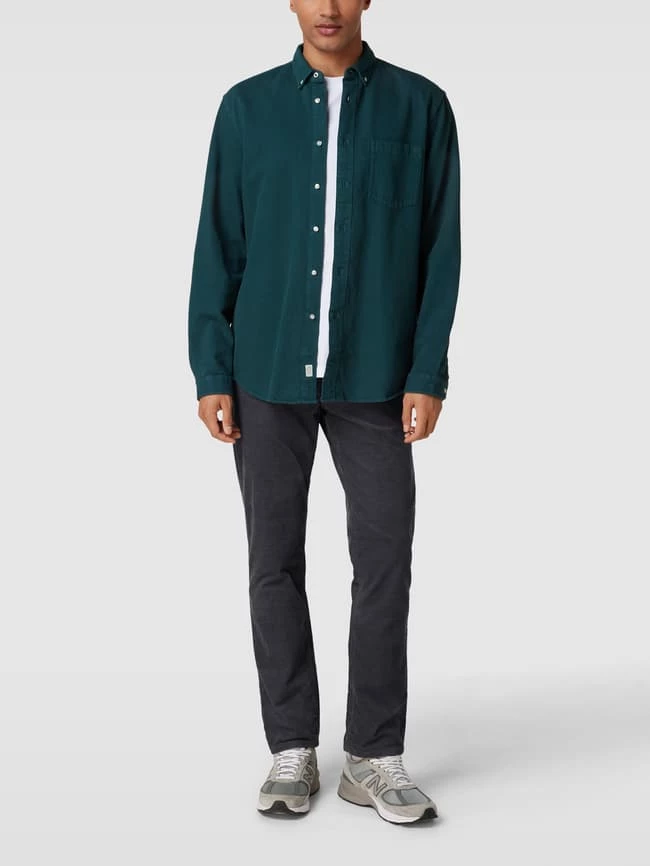 Christian Berg Men Cordhose Mit Stretch-Anteil - Dunkelgrau 1 Christian Berg Men Cordhose Mit Stretch-Anteil - Dunkelgrau