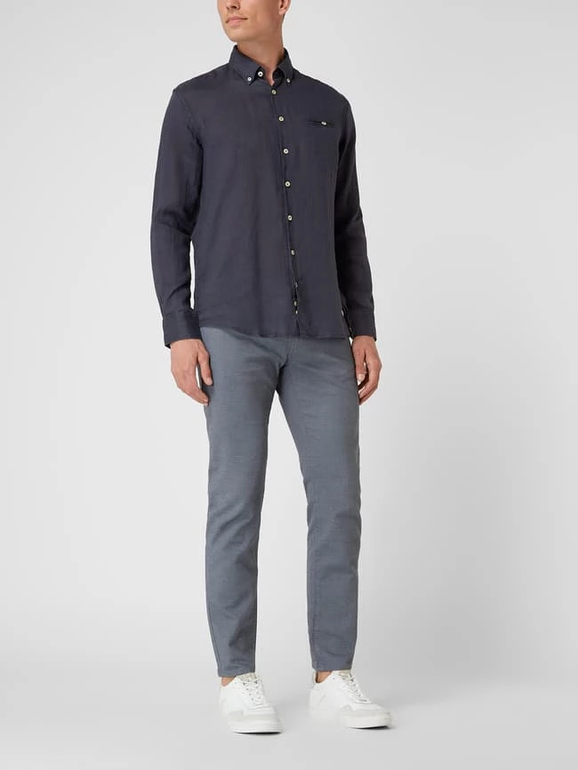 Pierre Cardin Tapered Fit Hose Mit Hohem Stretch-Anteil Modell 'Lyon' - 'Futureflex' - Hellblau 1 Pierre Cardin Tapered Fit Hose Mit Hohem Stretch-Anteil Modell 'Lyon' - 'Futureflex' - Hellblau