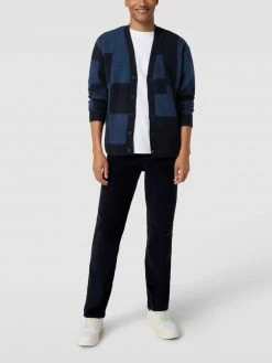 Brax Cordhose In 5-Pocket-Design Modell 'Cadiz' - Marineblau