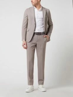 Daniel Hechter Modern Fit Anzughose Mit Stretch-Anteil - Beige