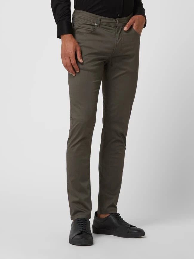 Christian Berg Men Regular Fit Hose Mit Stretch-Anteil - Olivgrün 4 Christian Berg Men Regular Fit Hose Mit Stretch-Anteil - Olivgrün – Bild 4