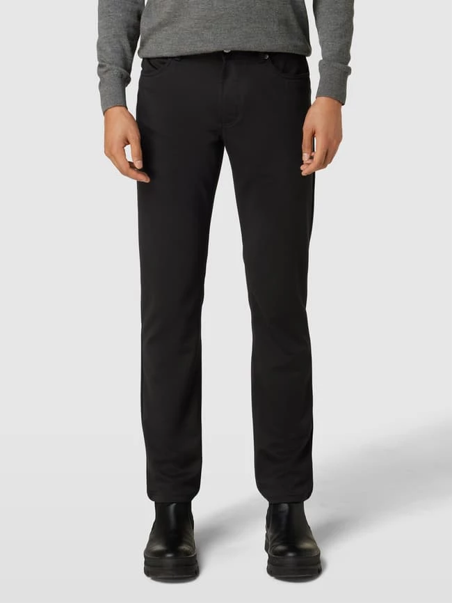 Christian Berg Men Bootcut Hose Mit Stretch-Anteil - Schwarz 4 Christian Berg Men Bootcut Hose Mit Stretch-Anteil - Schwarz – Bild 4
