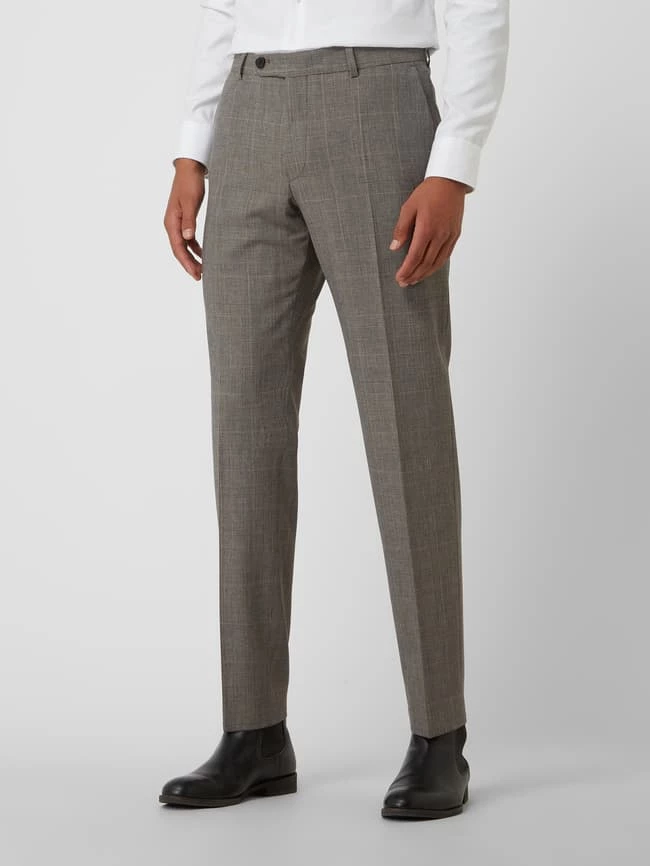 Strellson Slim Fit Anzughose Aus Wollmischung Modell 'Mace' - Beige 4 Strellson Slim Fit Anzughose Aus Wollmischung Modell 'Mace' - Beige – Bild 4