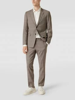 Tiger Of Sweden Anzughose Mit Tartan-Karo - Beige