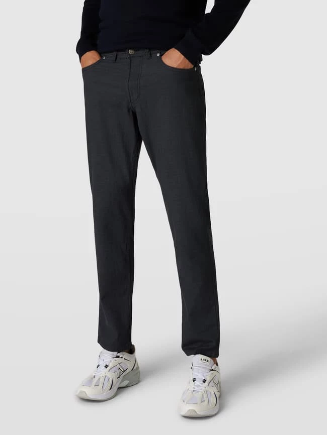 Christian Berg Men Straight Fit Chino Mit Stretch-Anteil - Anthrazit 4 Christian Berg Men Straight Fit Chino Mit Stretch-Anteil - Anthrazit – Bild 4