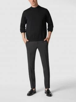 Hiltl Slim Fit Stoffhose Mit Stretch-Anteil Modell 'Tribet' - Anthrazit