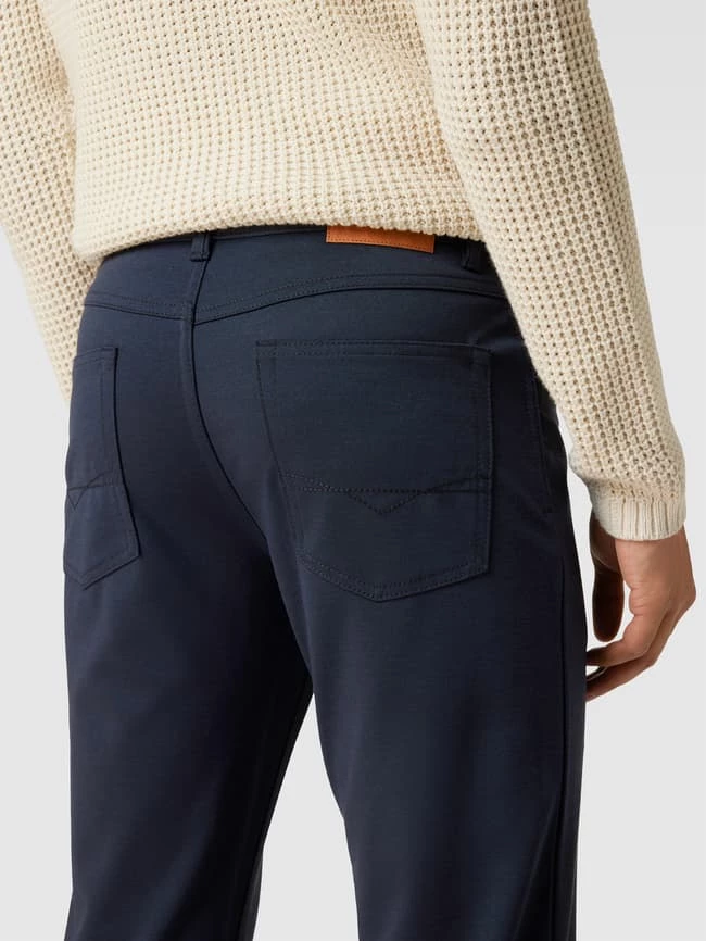 Christian Berg Men Bootcut Hose Mit Stretch-Anteil - Marineblau 3 Christian Berg Men Bootcut Hose Mit Stretch-Anteil - Marineblau – Bild 3