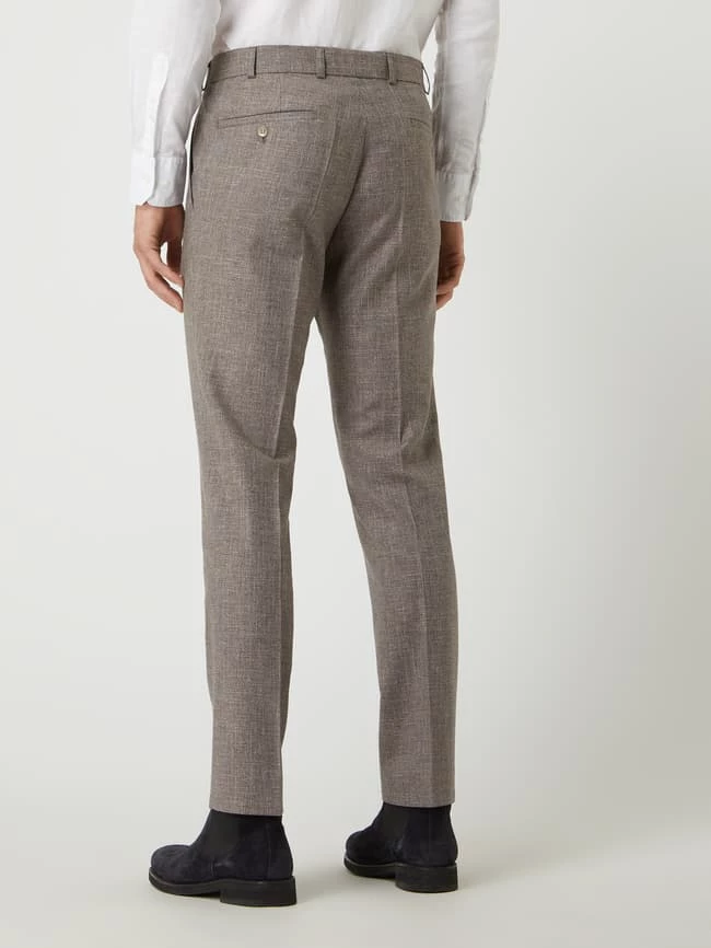 Wilvorst Anzughose Aus Wollmischung - Rot Meliert 5 Wilvorst Anzughose Aus Wollmischung - Rot Meliert – Bild 5