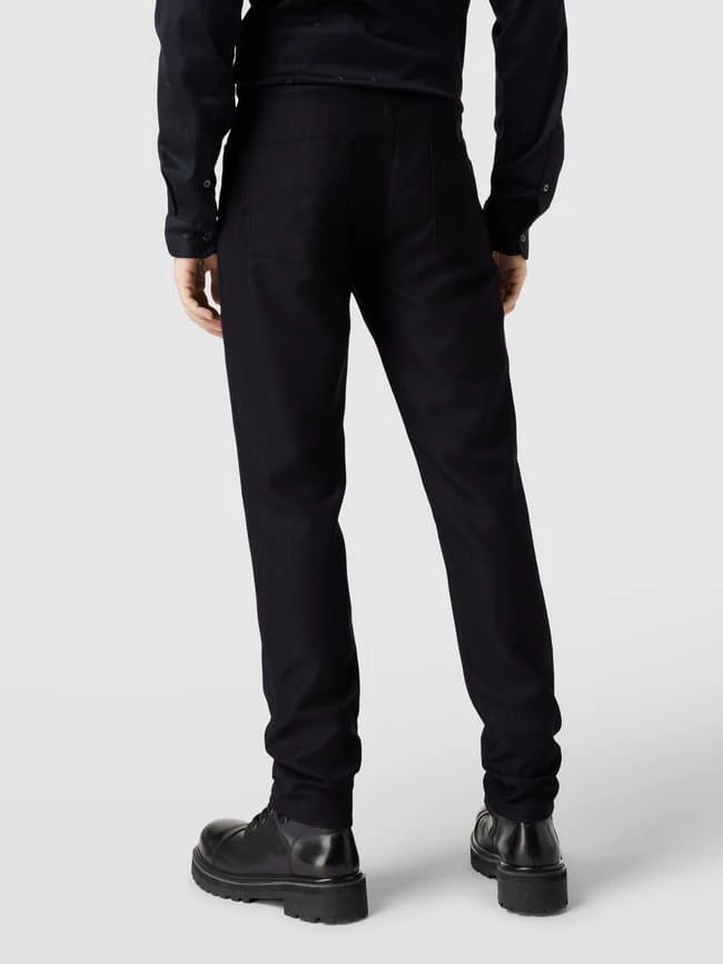 Emporio Armani Stoffhose Mit Lyocell-Anteil Modell 'Wool Look Pocket' - Marineblau 5 Emporio Armani Stoffhose Mit Lyocell-Anteil Modell 'Wool Look Pocket' - Marineblau – Bild 5