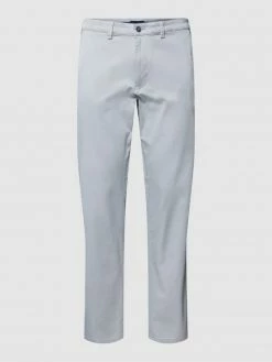 Christian Berg Men Hose Mit Strukturmuster Modell 'DENVER' - Mittelgrau