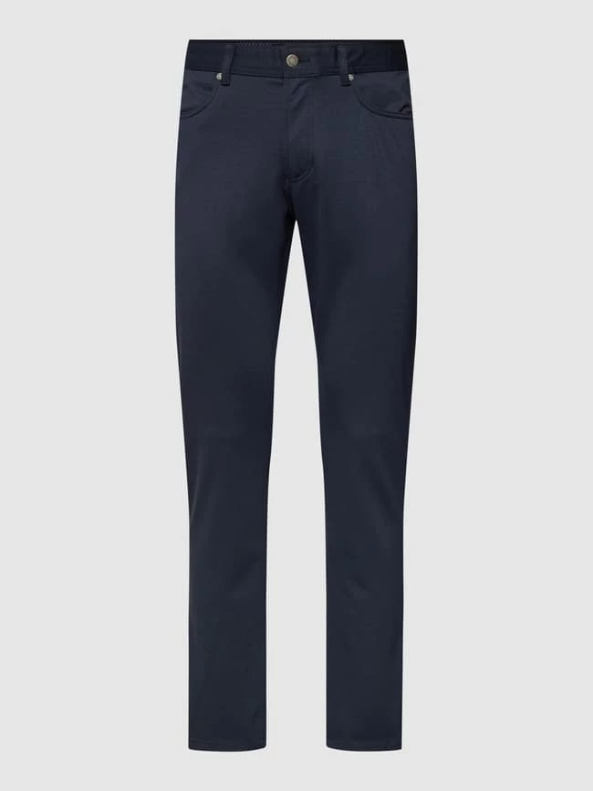 Christian Berg Men Bootcut Hose Mit Stretch-Anteil - Marineblau 2 Christian Berg Men Bootcut Hose Mit Stretch-Anteil - Marineblau – Bild 2