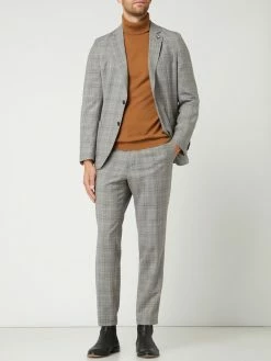 S.Oliver BLACK LABEL Anzughose Mit Schurwoll-Anteil - Hellbraun