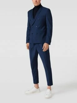 Drykorn Slim Fit Bundfaltenhose Mit Elastischem Bund Modell 'Chasy' - Royalblau