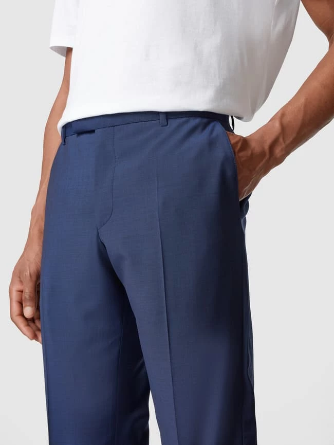 Strellson Slim Fit Anzughose Aus Reiner Schurwolle - Blau 3 Strellson Slim Fit Anzughose Aus Reiner Schurwolle - Blau – Bild 3