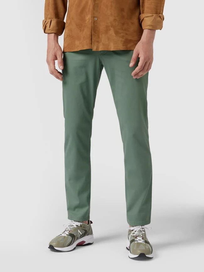 Christian Berg Men Straight Fit Jeans Mit Stretch-Anteil - Hellgrün Meliert 4 Christian Berg Men Straight Fit Jeans Mit Stretch-Anteil - Hellgrün Meliert – Bild 4