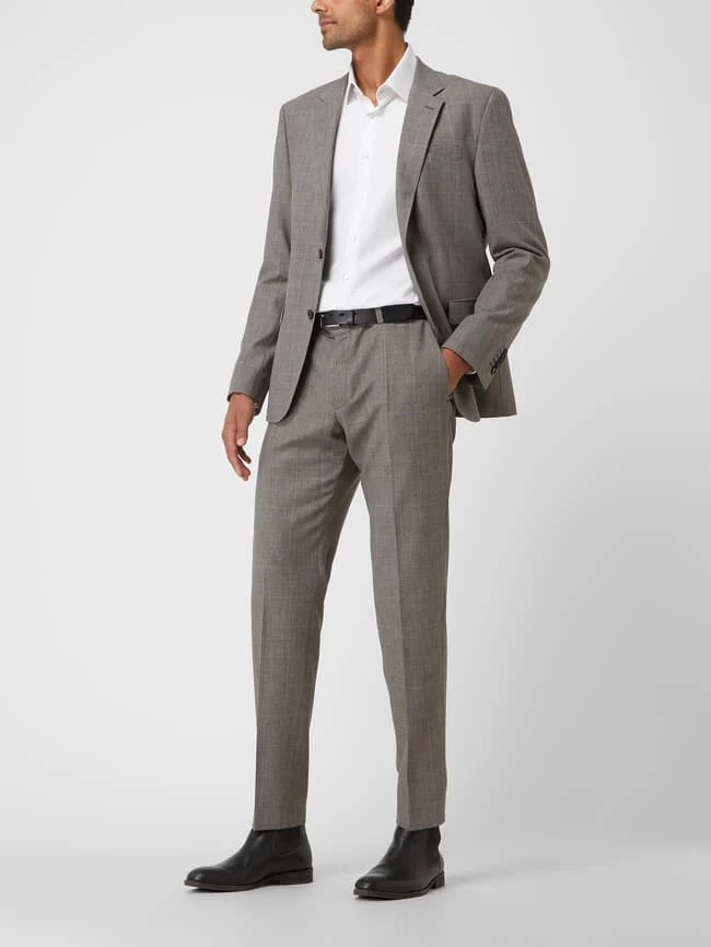 Strellson Slim Fit Anzughose Aus Wollmischung Modell 'Mace' - Beige 1 Strellson Slim Fit Anzughose Aus Wollmischung Modell 'Mace' - Beige