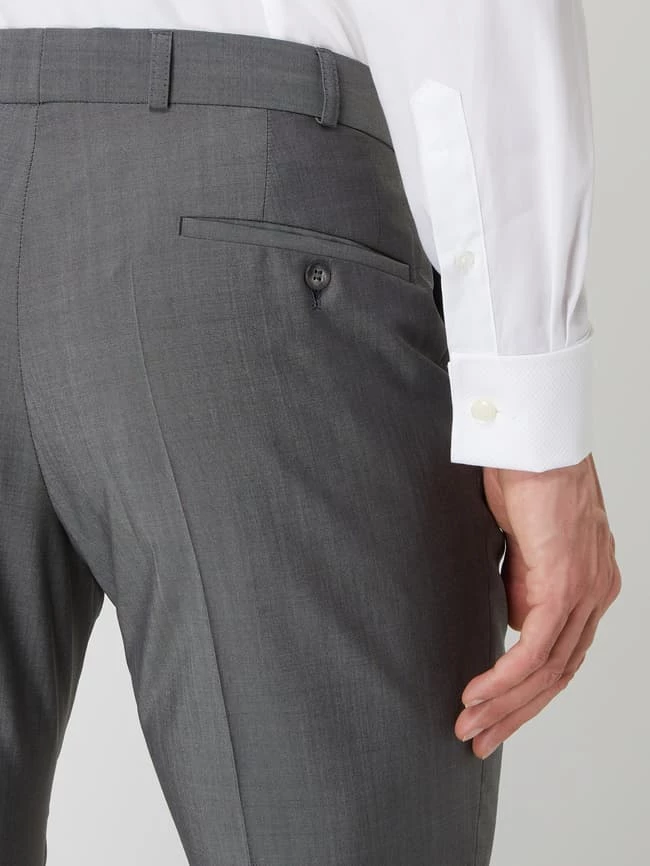 Wilvorst Anzughose Aus Woll-Mohair-Mix - Hellgrau 3 Wilvorst Anzughose Aus Woll-Mohair-Mix - Hellgrau – Bild 3