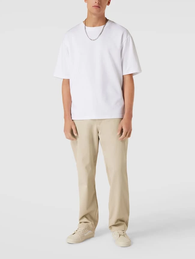 Carhartt Work In Progress Hose Mit Label-Patch Modell 'Calder' - Beige 1 Carhartt Work In Progress Hose Mit Label-Patch Modell 'Calder' - Beige