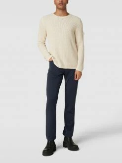 Christian Berg Men Bootcut Hose Mit Stretch-Anteil - Marineblau