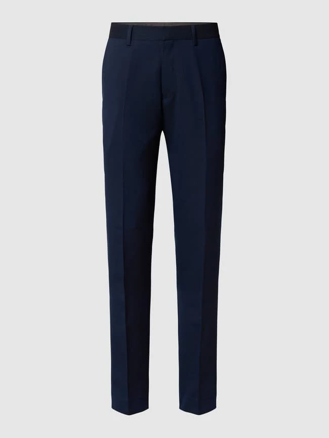 S.Oliver BLACK LABEL Anzug-Hose Mit Webmuster - Marineblau 2 S.Oliver BLACK LABEL Anzug-Hose Mit Webmuster - Marineblau – Bild 2