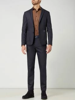 MOS MOSH Anzughose Mit Recyceltem Polyamid Modell 'Russell' - Marineblau