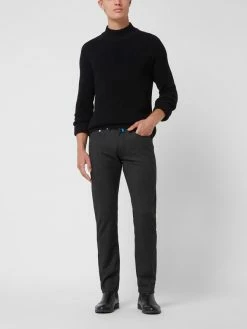 Pierre Cardin Chino Mit Strukturmuster Modell 'Lyon' - Dunkelgrau