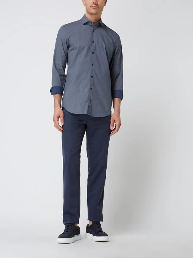 Brax Straight Fit Hose Mit Stretch-Anteil Modell 'Cadiz' - Blau 1 Brax Straight Fit Hose Mit Stretch-Anteil Modell 'Cadiz' - Blau